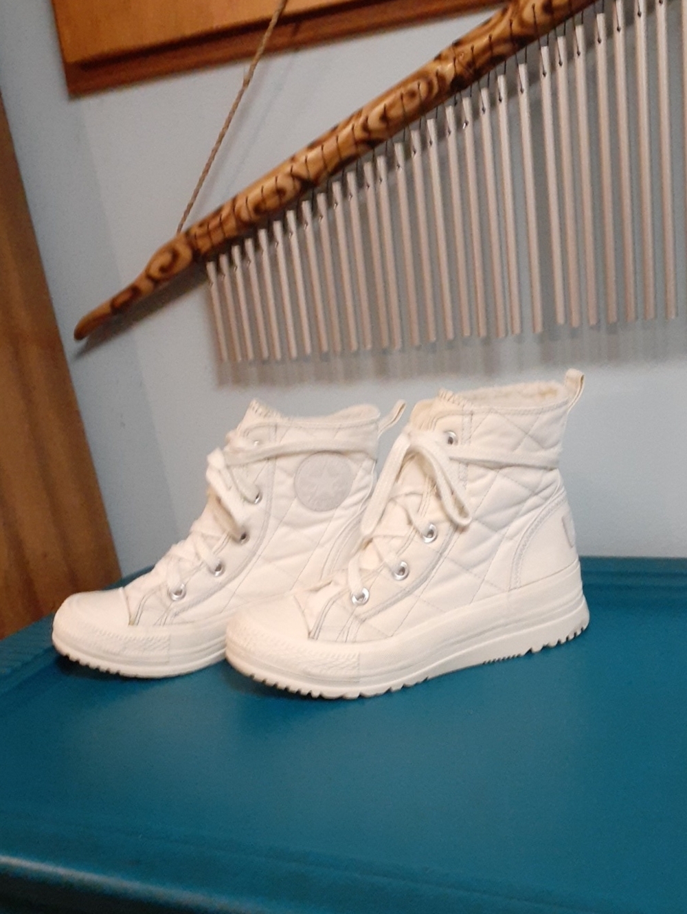 White High-Top converse Sneakers for Women